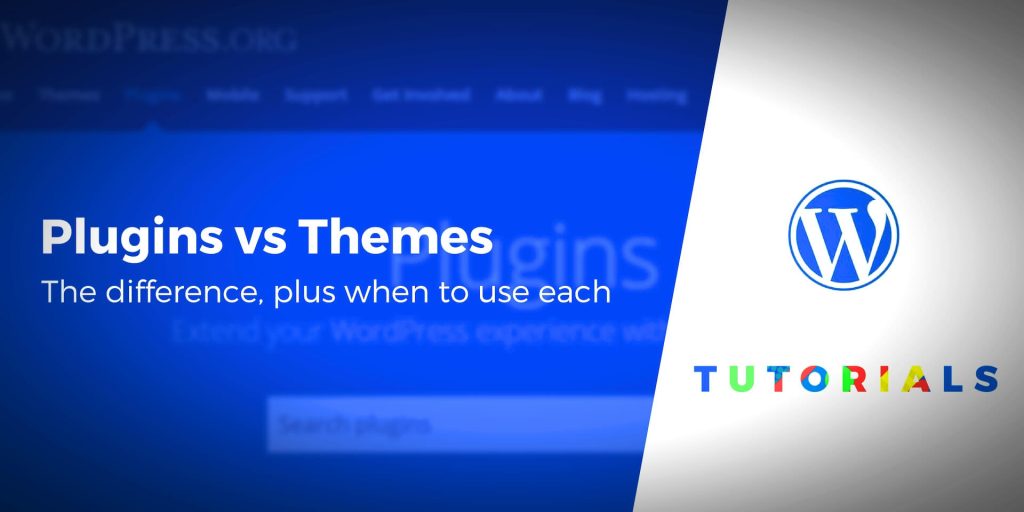 wp plugin vs wp themes