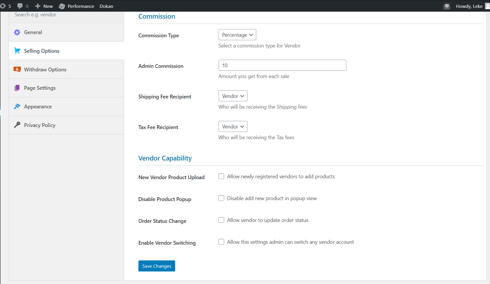 Dokan-comission-set-up-selling-options-9