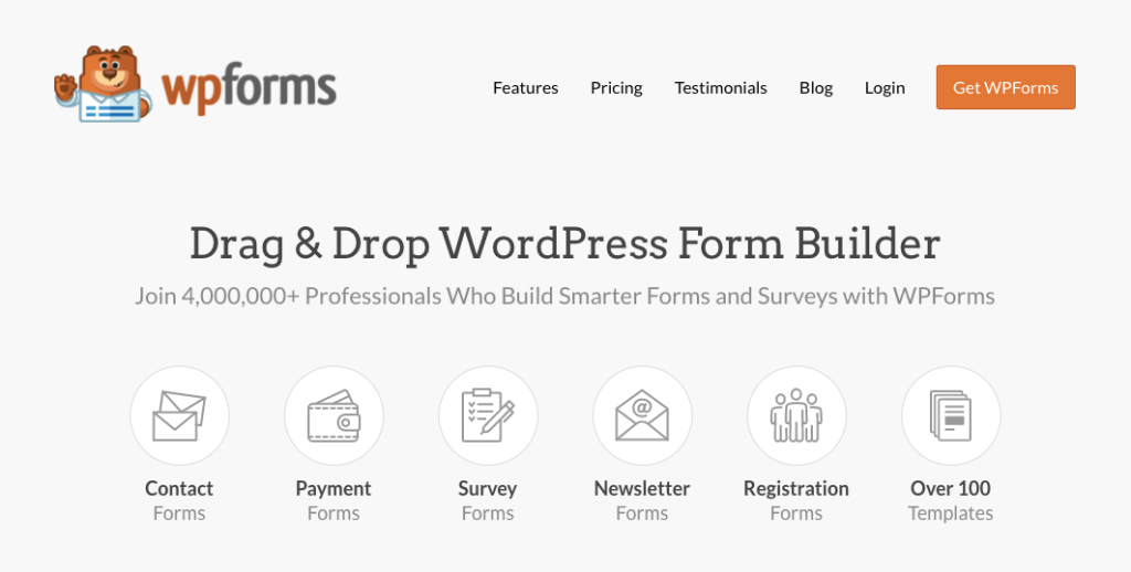 wpforms- easiest wordpress form builder plugin