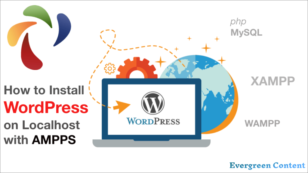 How to install WordPress on localhost with ampps