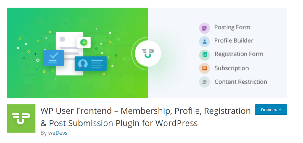 wordpress-user-frontend-wpuf