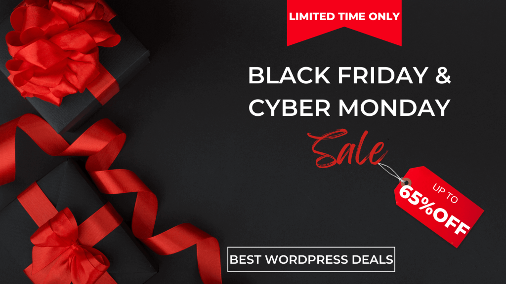 WordPress Black Friday deals Cyber Monday offers