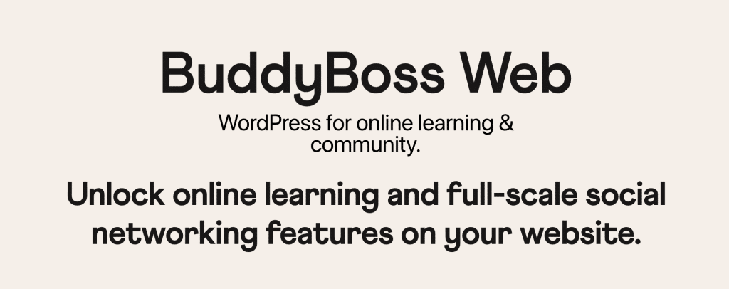 buddyboss features at a glance